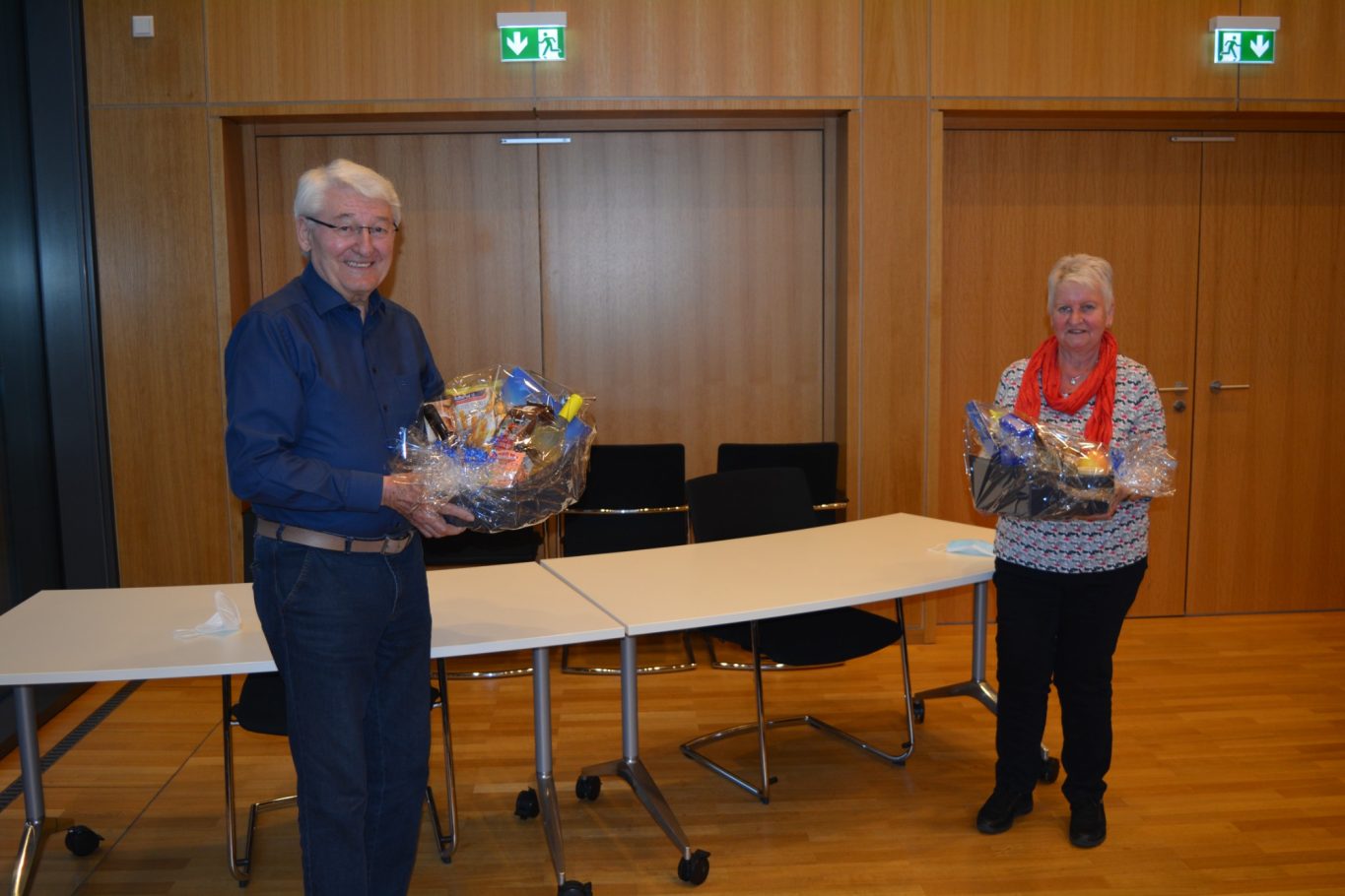 von links nach rechts: Rolf Riegler und Adelinde Oesterle